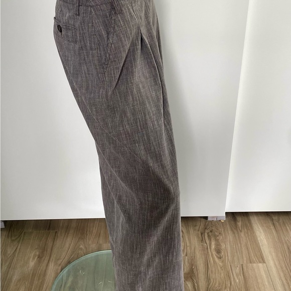 Olsen Europe Cotton Wide Leg Trousers - Size 10 - Picture 4 of 8